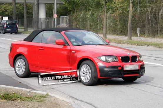 BMW Serie-1 convertibile beccata da un sito olandese