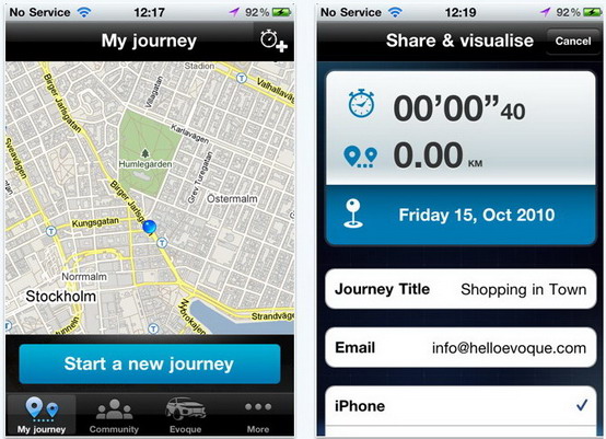 Land Rover Evoque: lanciata l’app per iPhone Pulse of the City