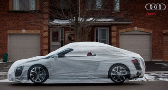 Audi R8 Spyder, car cover per piloti insoddisfatti