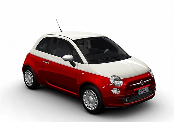 Fiat 500 Bicolore al Motor Show 2010