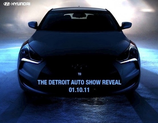 Hyundai Veloster, teaser ufficiale