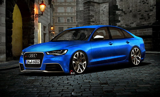 Audi RS6, primo rendering artistico della nuova berlina sportiva