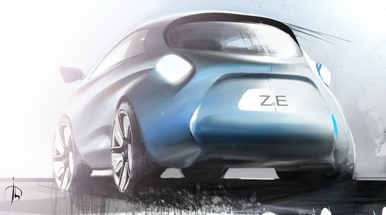 Renault Zoe, anteprima della progettazione della nuova elettrica francese