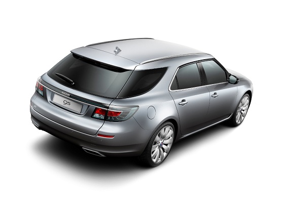 Saab 9-5 SportCombi, prima immagine ufficiale della station wagon