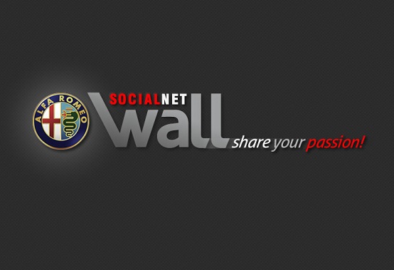 Alfa Romeo Social Net Wall, nuovo portale web per smanettoni. Coming soon