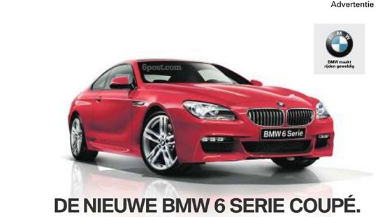 BMW Serie 6 Coupé 2011, sfugge la prima immagine del pacchetto M-Sport