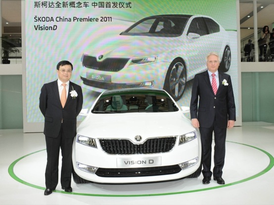 Skoda Vision D, il marchio ceco fa sentire la sua presenza al Salone di Shanghai 2011