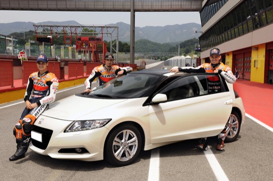 Honda CR-Z, la sportiva ibrida raccomandata dai campioni della MotoGP