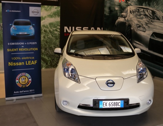 Nissan Leaf a Palermo per No Smog Mobility