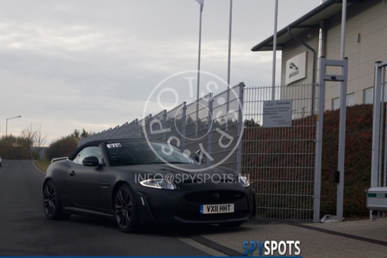 Jaguar XKR-S Cabriolet, prima foto spia