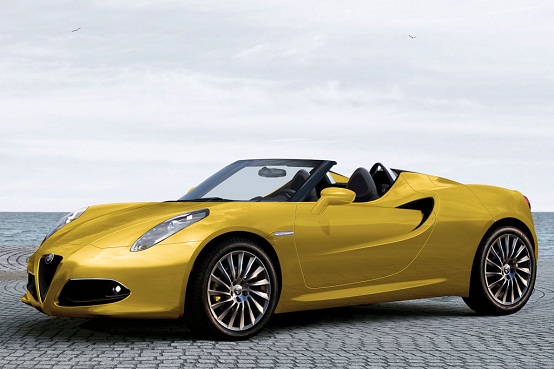 Alfa Romeo, rendering della nuova (ed affascinante) 4C Spyder