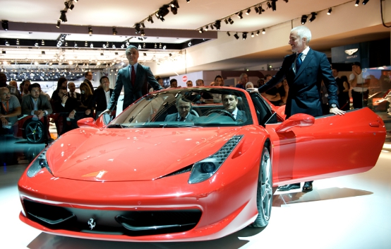 Ferrari 458 Spider al Dubai International Motor Show