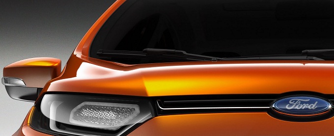 Ford EcoSport Concept, primo teaser del nuovo SUV compatto