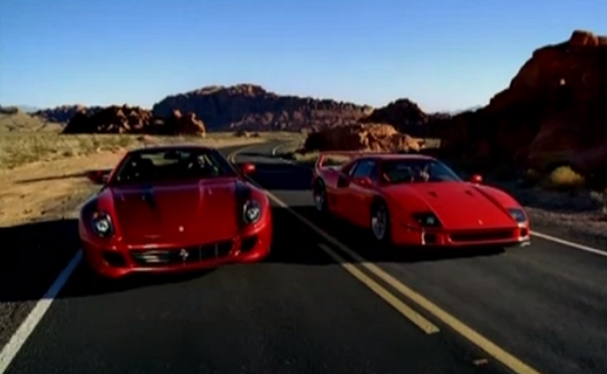 Ferrari 599 GTB Fiorano VS Ferrari F40: Video ufficiale