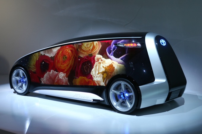 Toyota Fun Vii, al Salone di Tokyo c’è l’auto con la carrozzeria digitale