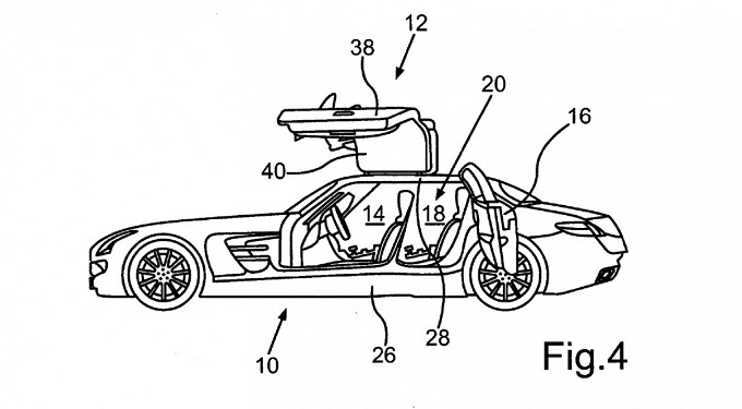 Mercedes SLS AMG, sfuggono i bozzetti della versione quattro porte