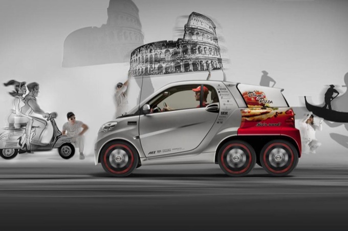 Rinspeed Dock+Go, a Ginevra arriva la Smart Fortwo con il rimorchio