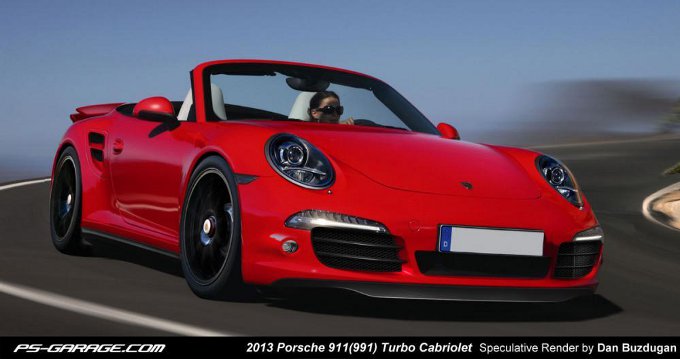 Porsche 991 Turbo Cabriolet, nuovo render