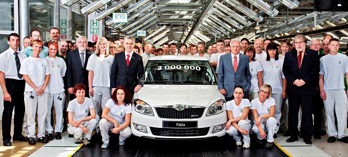 Skoda Fabia, prodotti tre milioni di esemplari