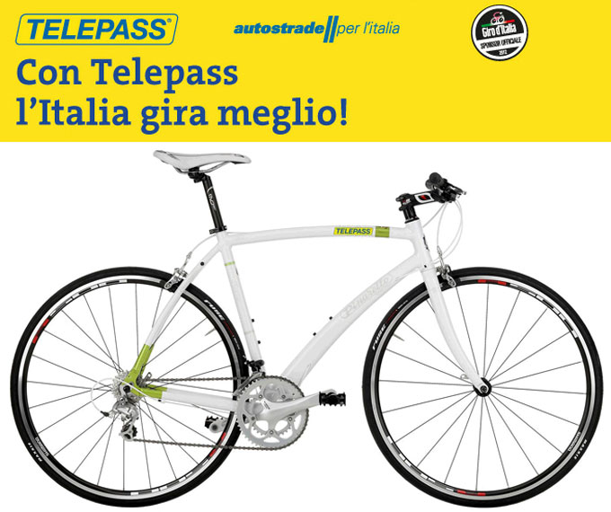 Continua il concorso “Telepass al Giro d’Italia”, in palio una bicicletta sportiva!