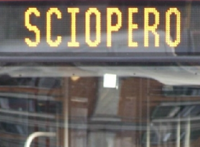 Sciopero dei trasporti pubblici venerdì 20 luglio