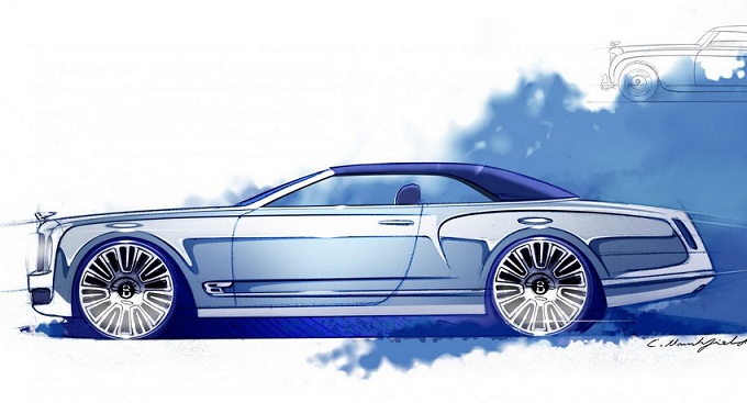 Bentley Mulsanne Cabriolet Concept, teaser ufficiali