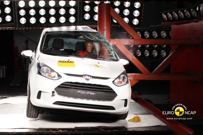 Sicurezza: Ford B-Max si aggiudica le 5 stelle Euro NCAP