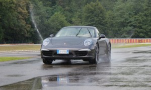 Porsche 911 Carrera S: Prova in pista al campo prove Pirelli di Vizzola Ticino