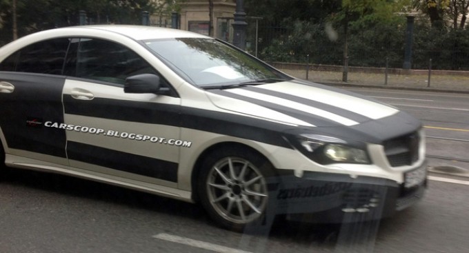 Mercedes CLA, foto spia dalle strade dell’Ungheria