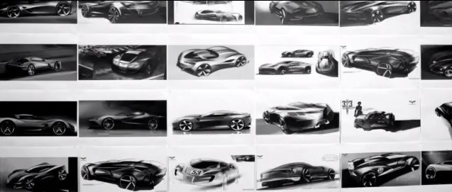 Corvette C7, un filmato che illustra il design dei prototipi