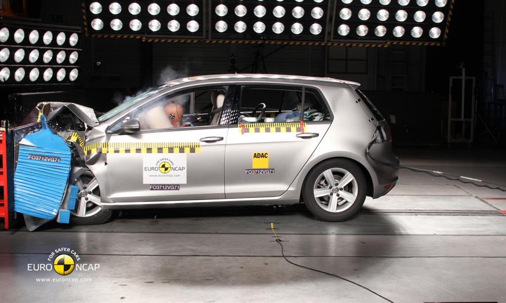 Nuova Volkswagen Golf conquista 5 stelle Euro NCAP e fa incetta di premi