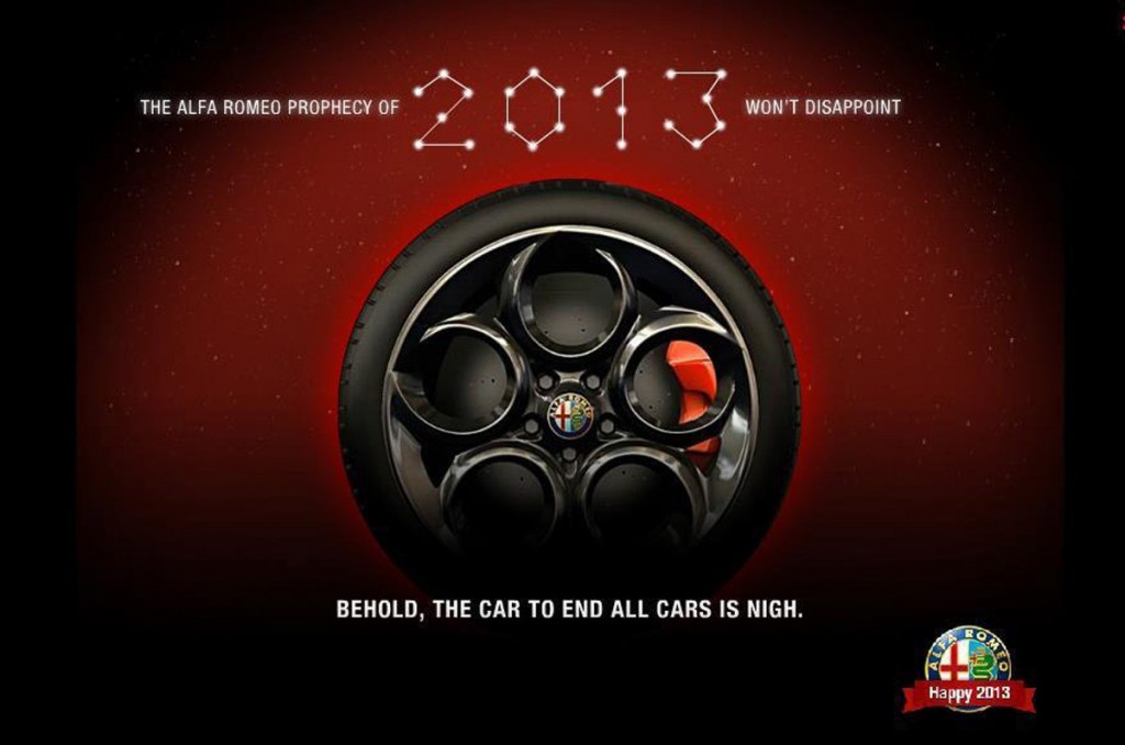 Alfa Romeo, teaser della 4C definitiva