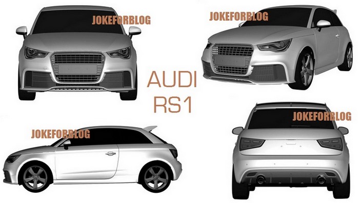 Audi A1, bozzetti della versione RS?