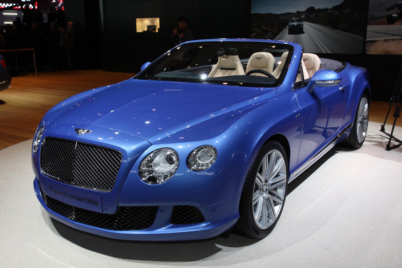 Bentley Continental GT Speed Convertible - Salone di Detroit 2013