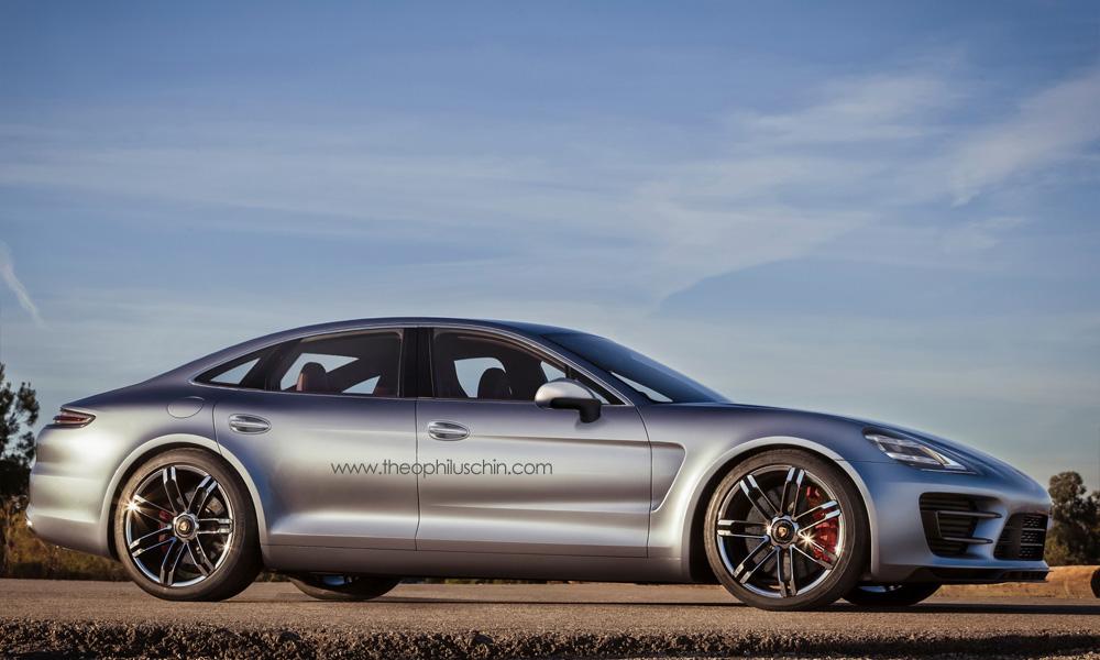 Porsche Panamera, render della prossima generazione