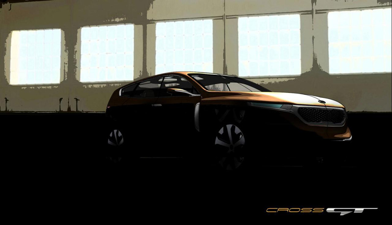 Kia Cross GT Concept, primo teaser
