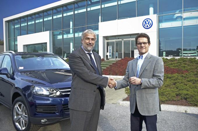 Una Volkswagen Touareg per Fabio Capello