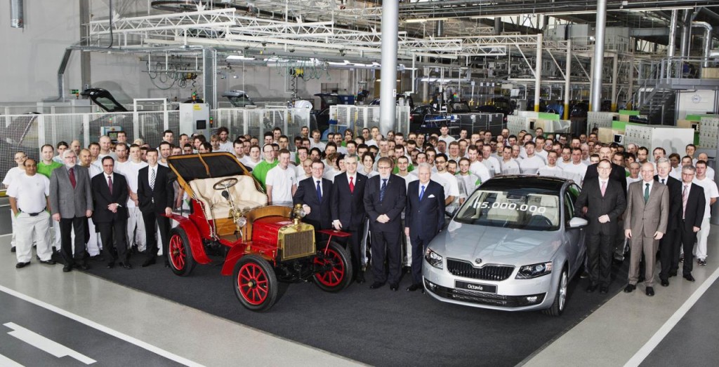 Skoda, prodotti 15 milioni di veicoli