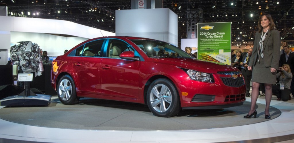 Chevrolet Cruze 2014 Turbo Diesel, debutto al Salone di Chicago