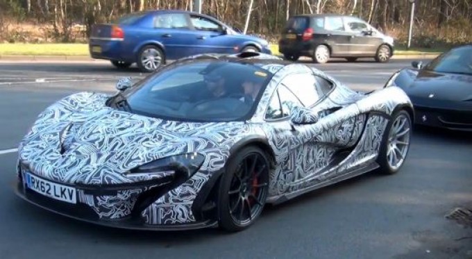 McLaren P1, vettura ripresa e inseguita da vicino in un video spia