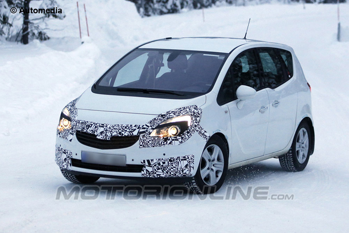 Opel Meriva, in arrivo il prossimo facelift per il 2014