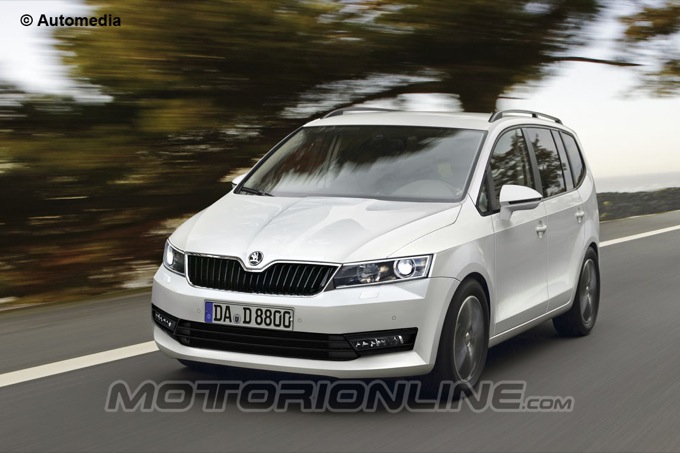 Skoda Roomster, rendering del futuro modello 2015