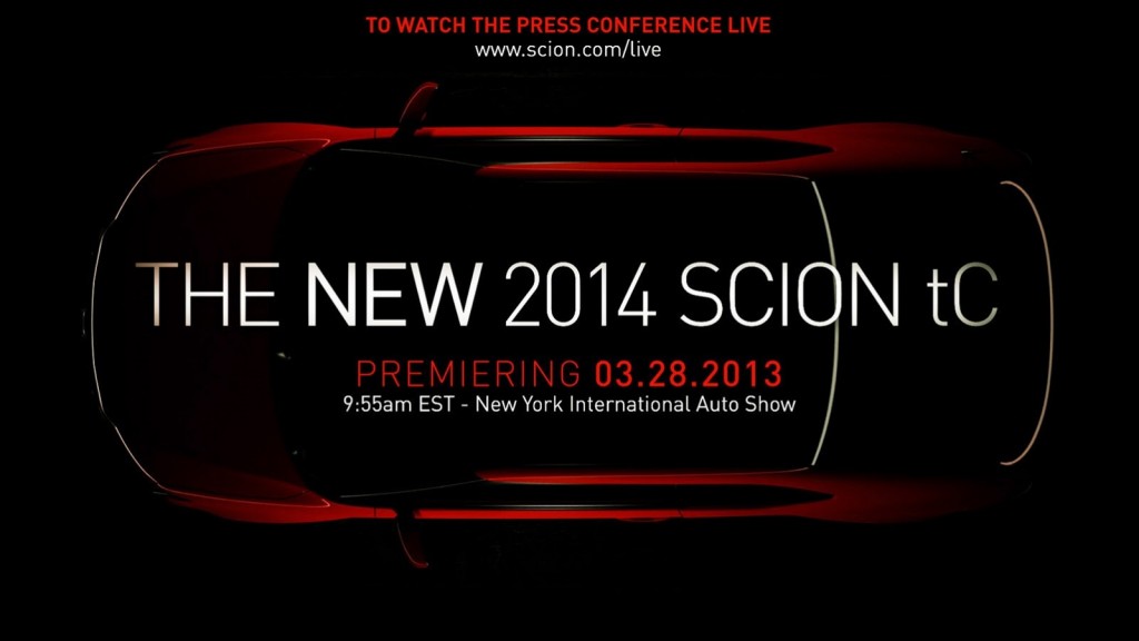 Scion tC 2014 in anteprima mondiale al Salone di New York