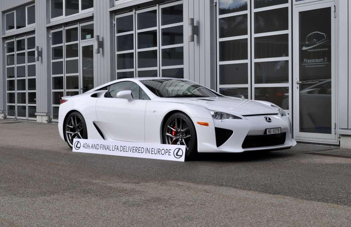 Lexus LFA, l’ultimo esemplare verrà consegnato in Europa