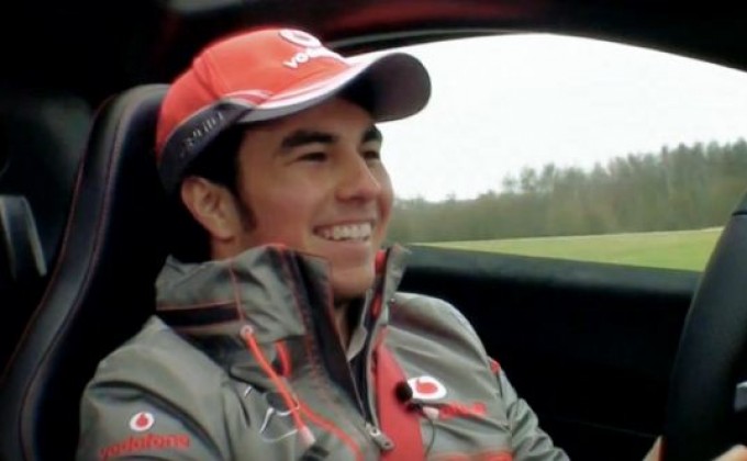 McLaren P1, test drive di Sergio Perez