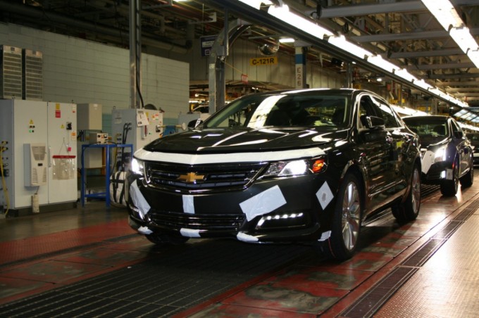 Chevrolet Impala 2014: iniziata la produzione