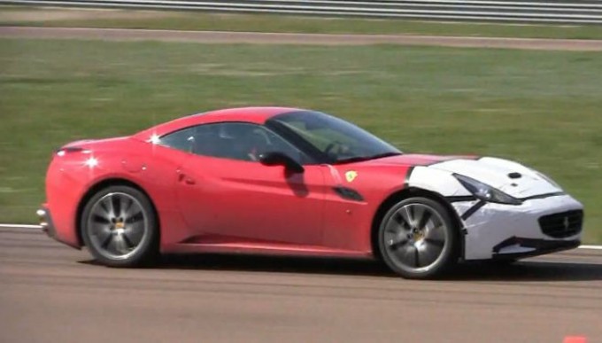 Ferrari California, il prototipo catturato durante i test a Fiorano