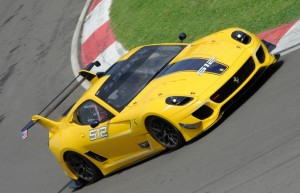 Un debutto speciale per una Ferrari 599XX gialla