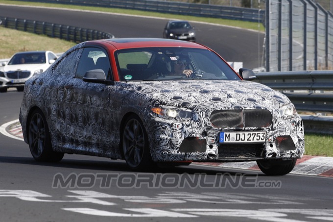 BMW Serie 2 Coupé, video spia dal Nürburgring per nuovi giri di test