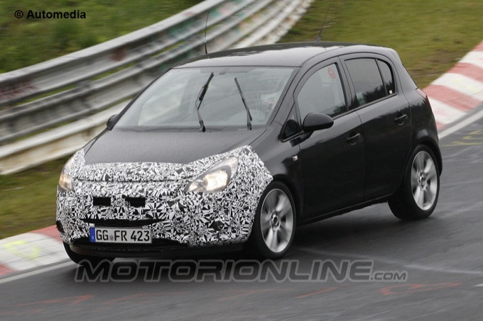 Opel Corsa MY 2014, finalmente immagini del prossimo facelift